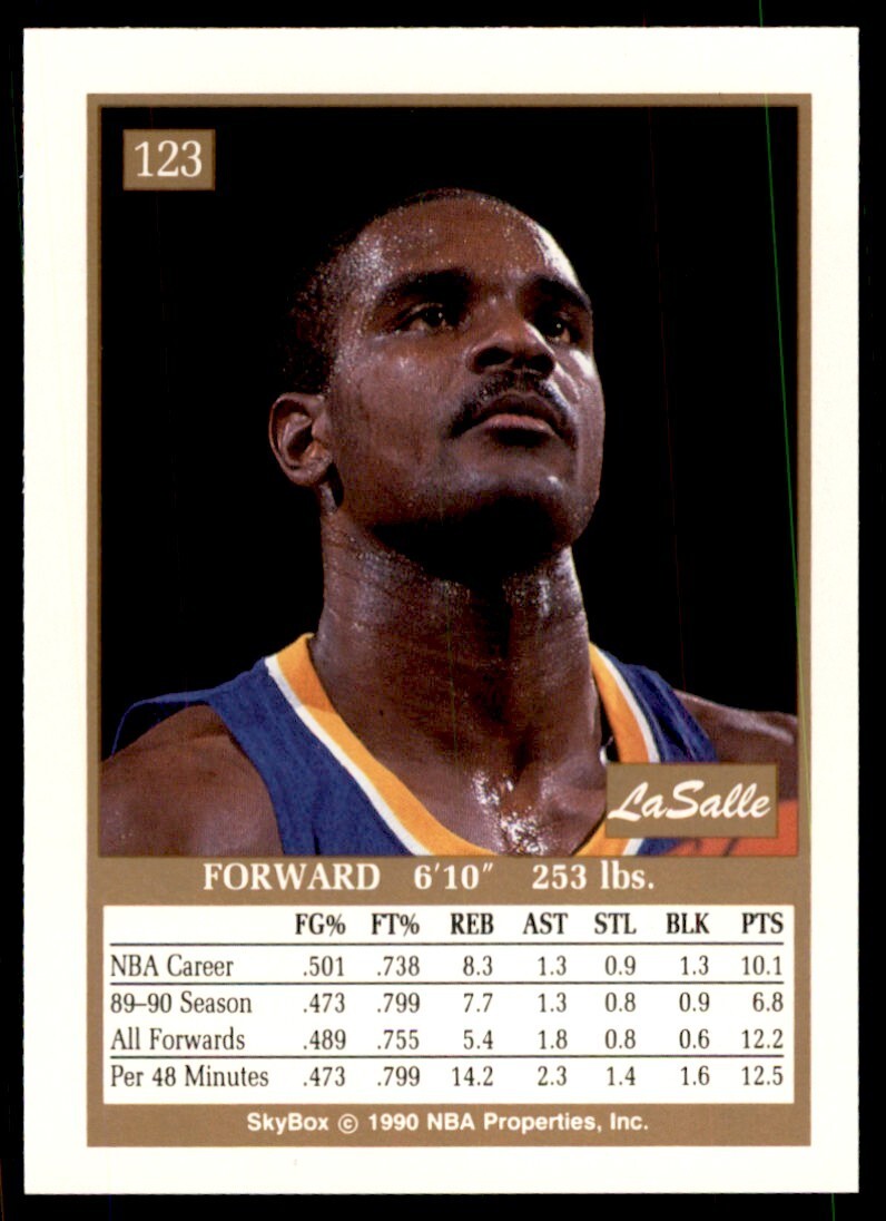 1990-91 SkyBox LaSalle Thompson . Indiana Pacers #123