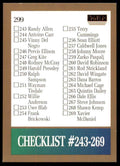 1990-91 SkyBox Checklist: 243-300 . #299