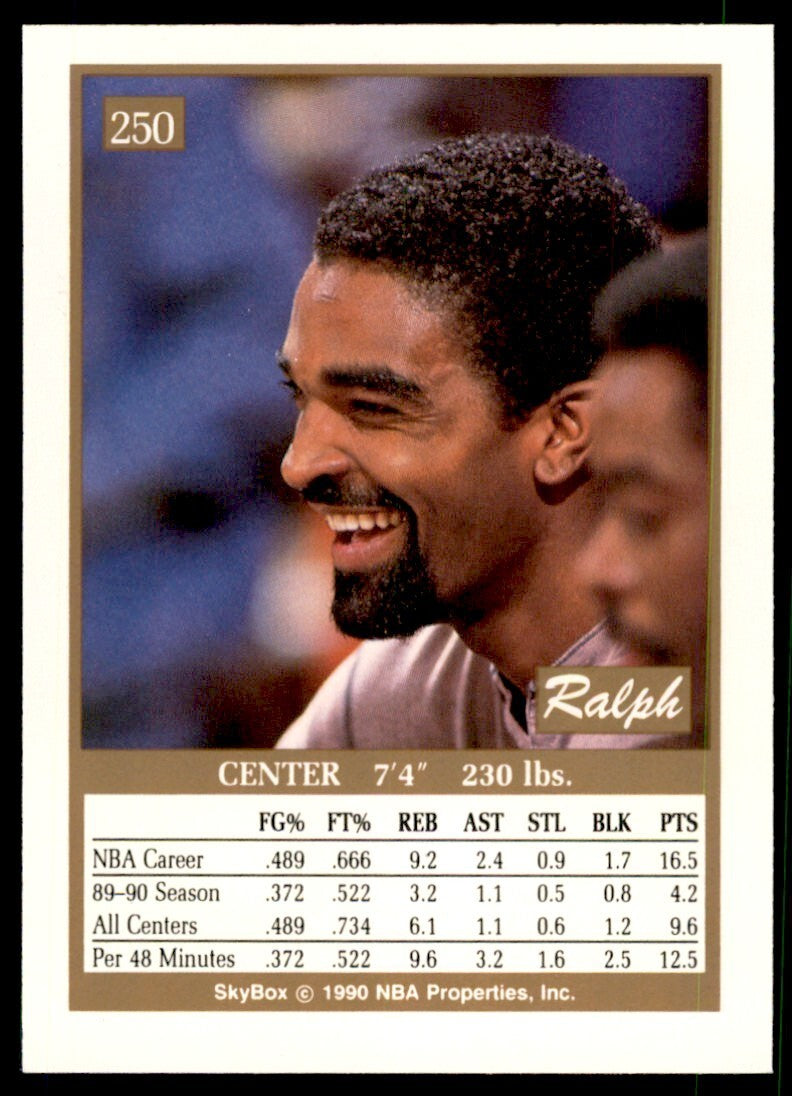 1990-91 SkyBox Ralph Sampson . Sacramento Kings #250