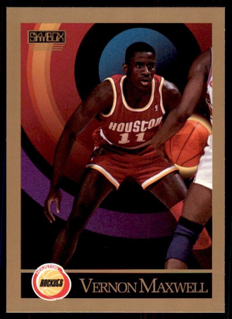 1990-91 SkyBox Vernon Maxwell . Houston Rockets #109