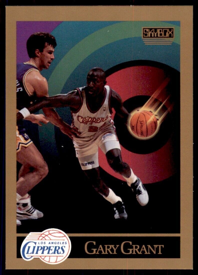 1990-91 SkyBox Gary Grant . Los Angeles Clippers #127