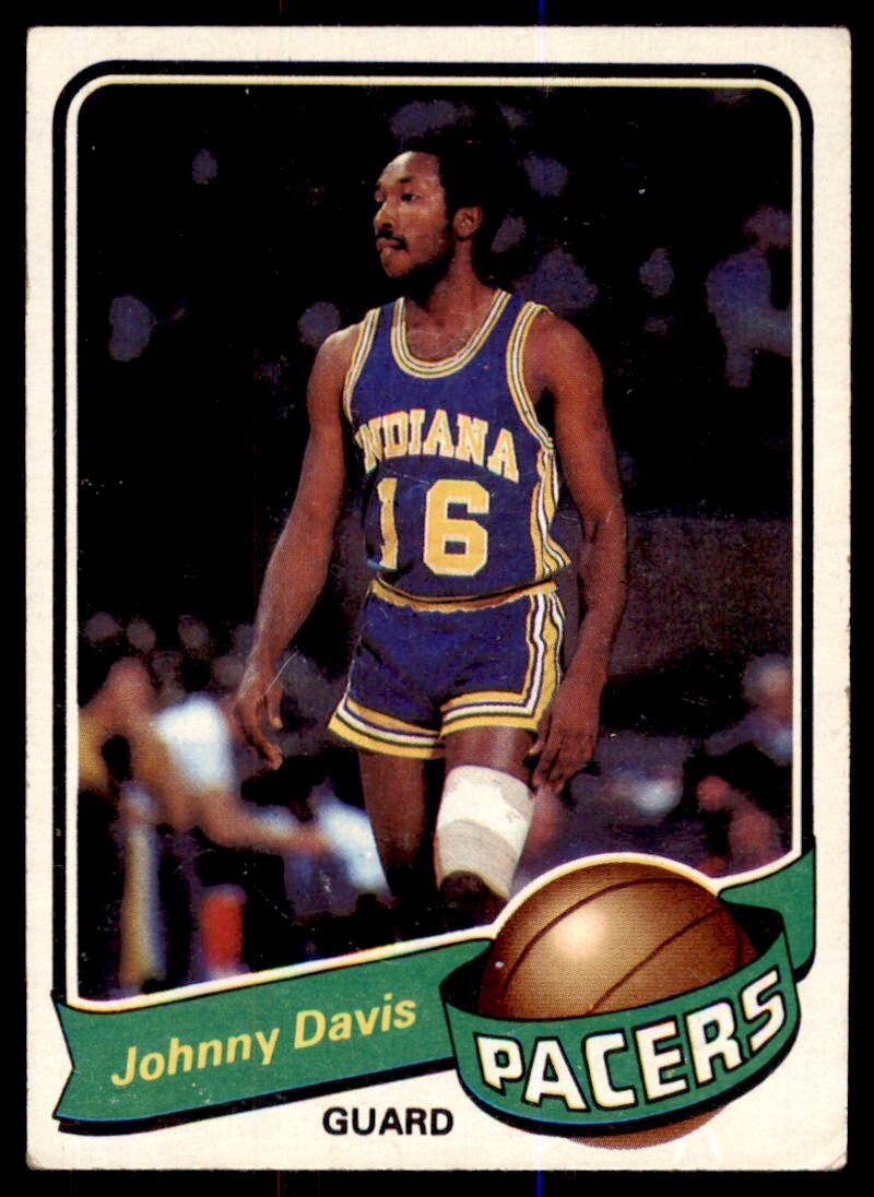 1979-80 TOPPS JOHNNY DAVIS . INDIANA PACERS #92