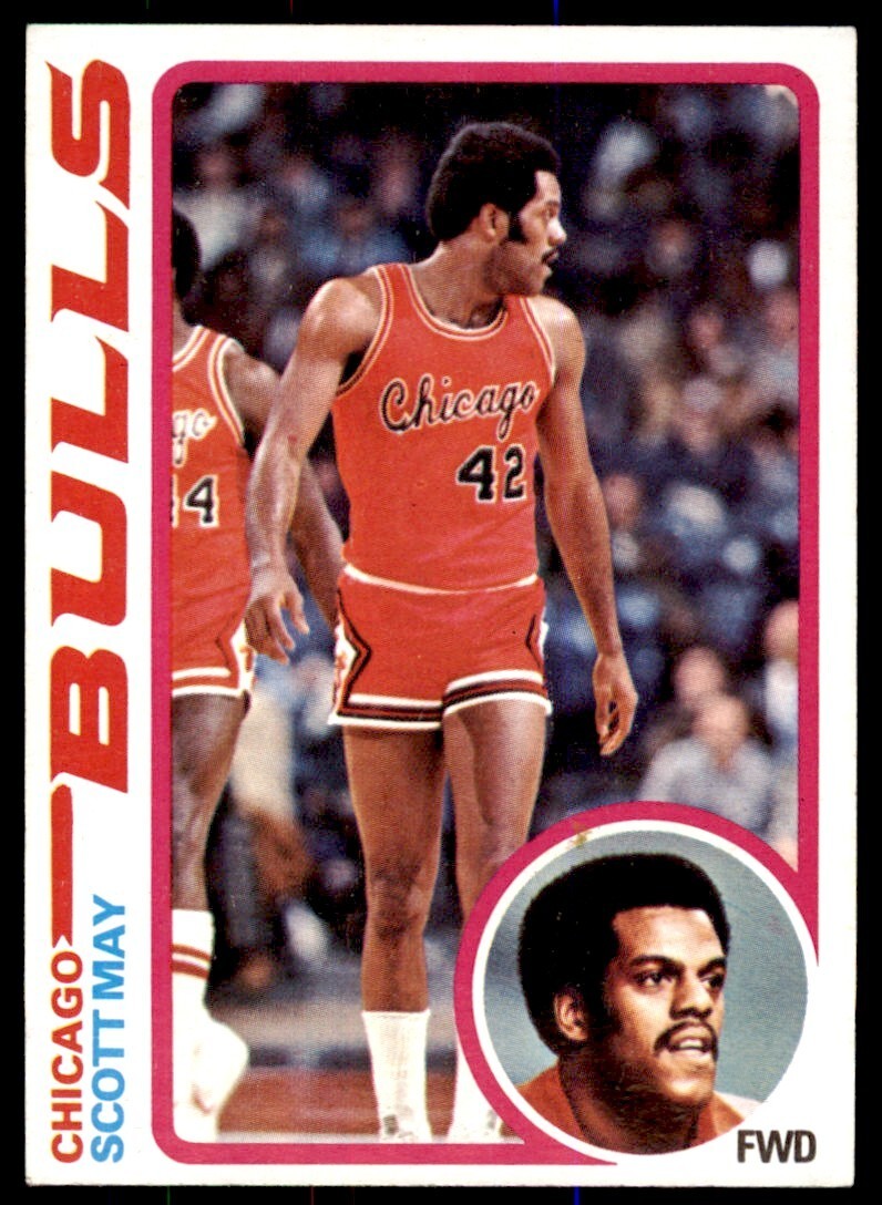 1978-79 TOPPS SCOTT MAY . CHICAGO BULLS #115