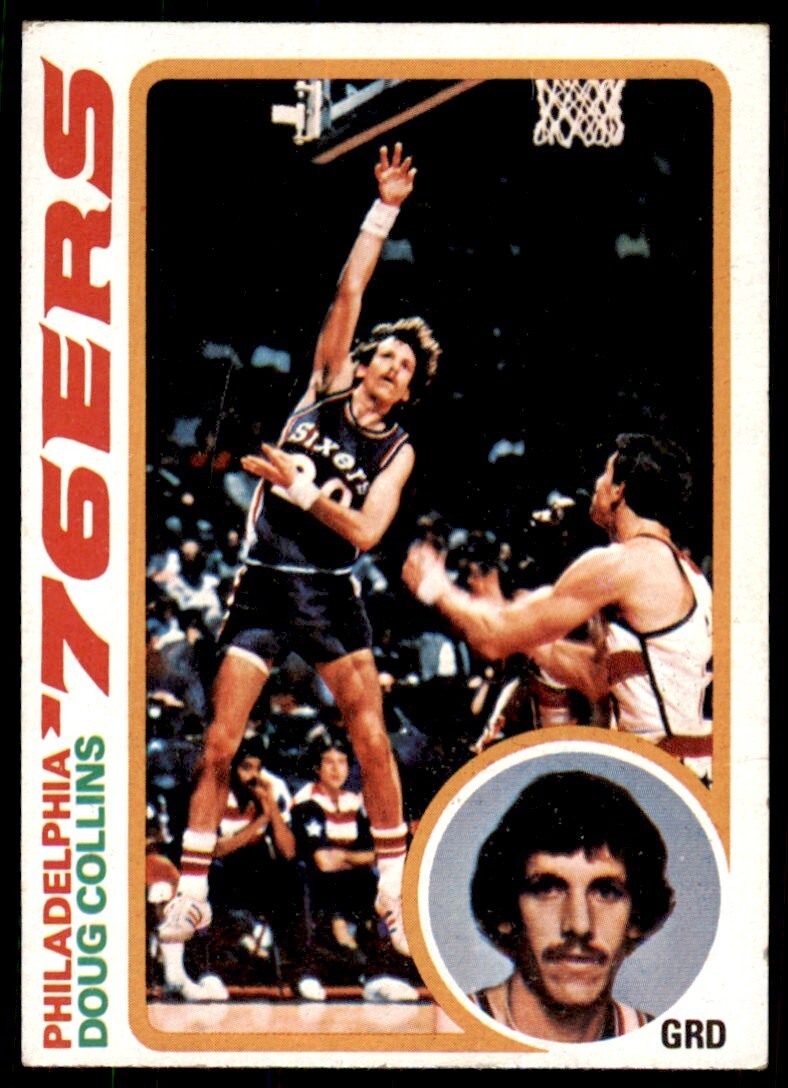 1978-79 TOPPS DOUG COLLINS . PHILADELPHIA 76ERS #2