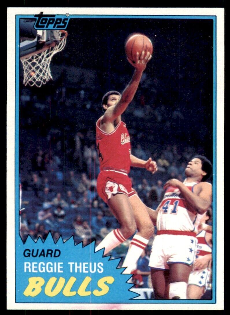 1981-82 Topps Reggie Theus . Chicago Bulls #MW69