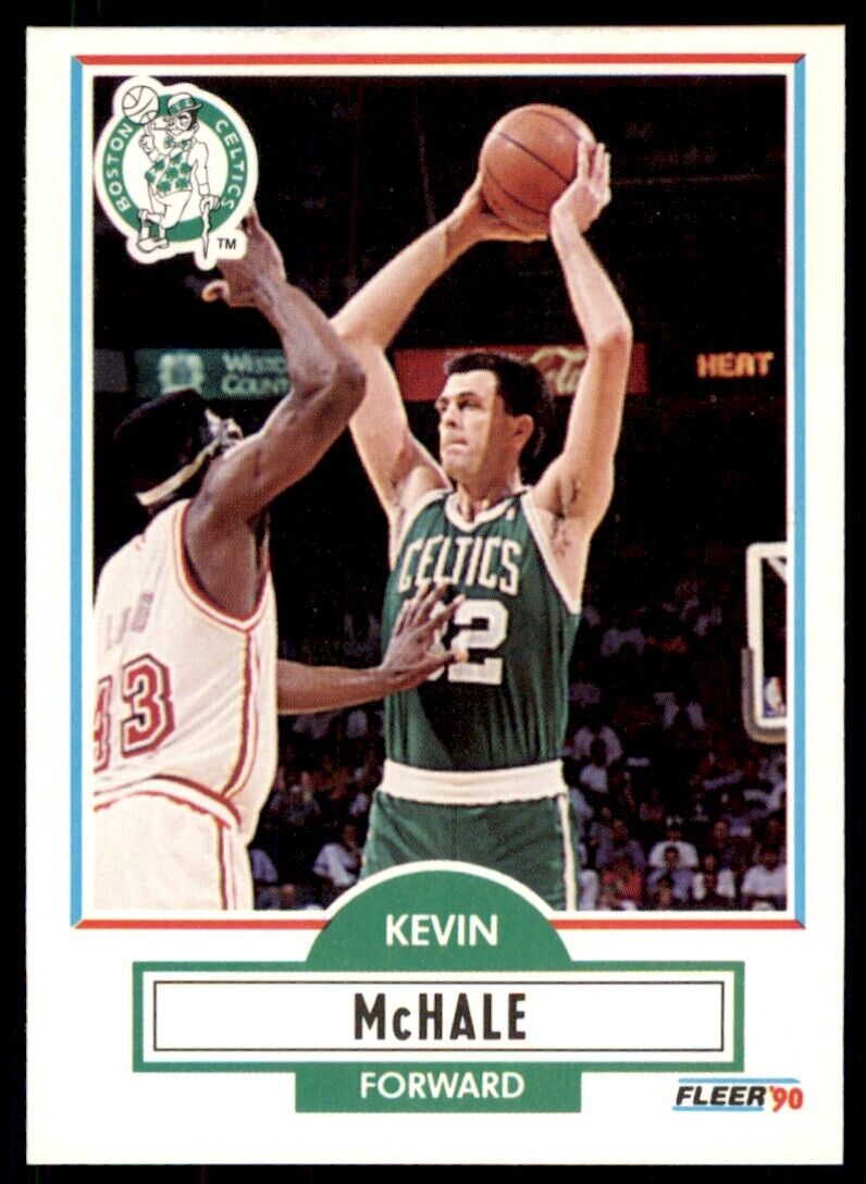 1990-91 Fleer Kevin McHale . Boston Celtics #12