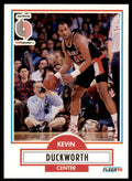 1990-91 Fleer Kevin Duckworth . Portland Trail Blazers #155