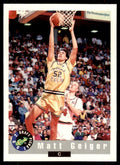1992-93 Classic Draft Matt Geiger . Georgia Tech Yellow Jackets #30