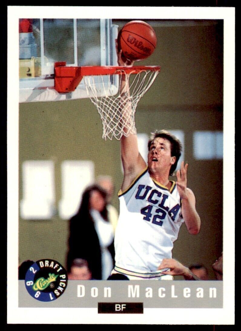1992-93 Classic Draft Picks Don MacLean . UCLA Bruins #44