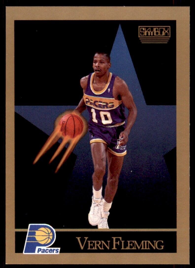 1990-91 SkyBox NBA Vern Fleming . Indiana Pacers #114