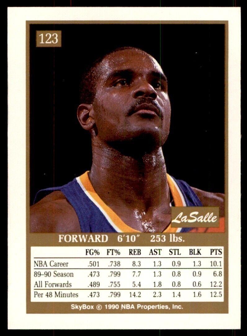 1990-91 SkyBox NBA LaSalle Thompson . Indiana Pacers #123