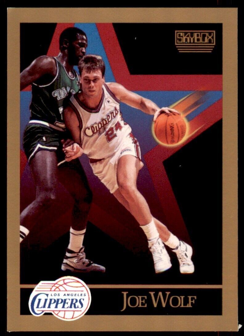 1990-91 SkyBox NBA Joe Wolf . Los Angeles Clippers #133