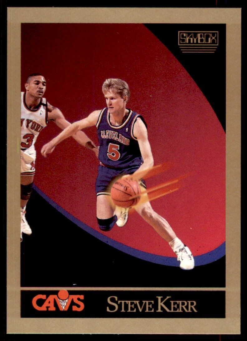 1990-91 SkyBox NBA Steve Kerr . Cleveland Cavaliers #52