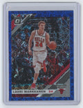 2019-20 Donruss Optic Blue Velocity Lauri Markkanen . Chicago Bulls #84