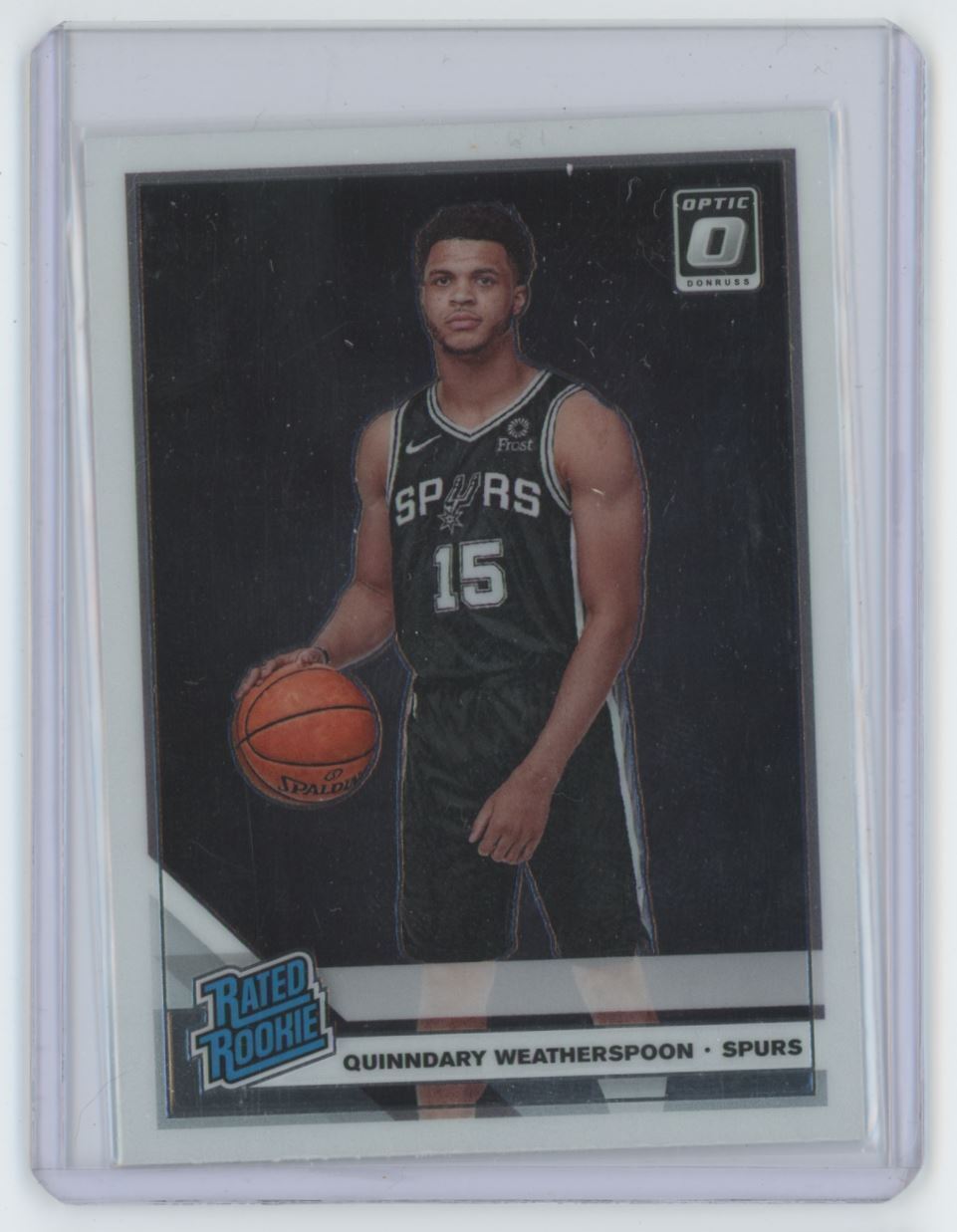 2019-20 Donruss Optic Quinndary Weatherspoon Rookie . San Antonio Spurs #175