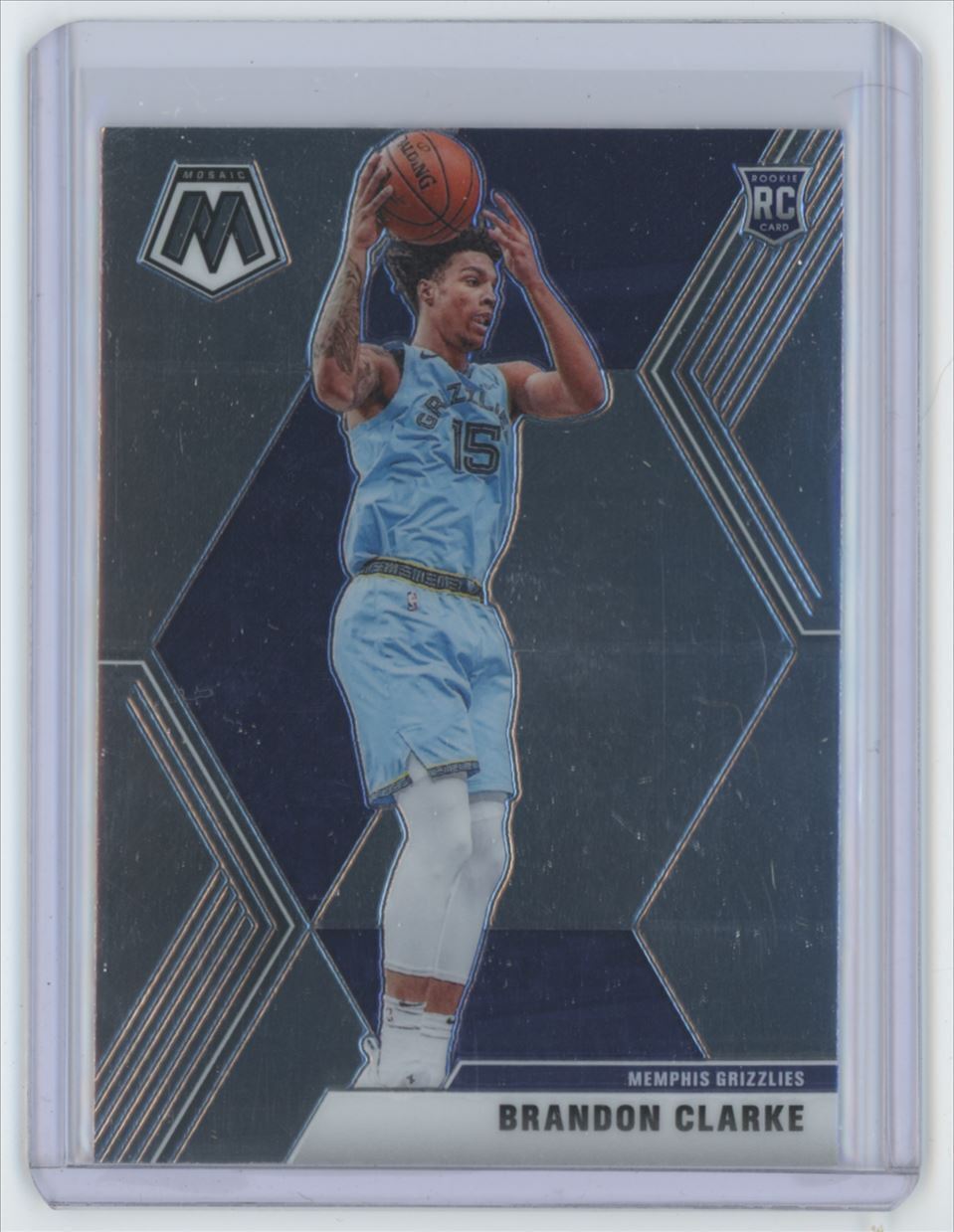 2019-20 Panini Mosaic Brandon Clarke Rookie . Memphis Grizzlies #207