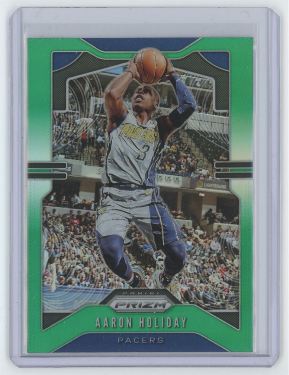 2019-20 Panini Prizm Green Prizm Aaron Holiday . Indiana Pacers #115