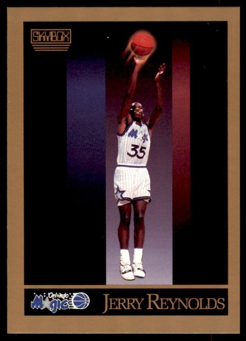 1990-91 SkyBox NBA Jerry Reynolds . Orlando Magic #204