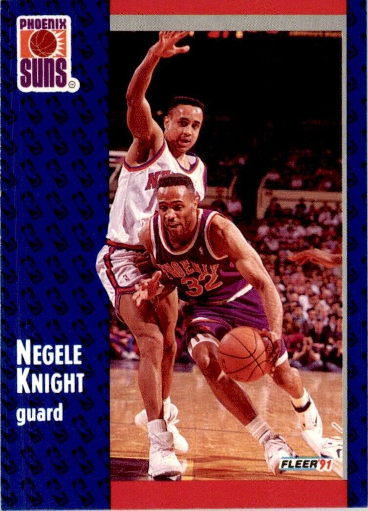 1991-92 Fleer Negele Knight Rookie . Phoenix Suns #162