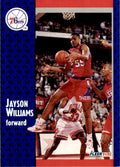 1991-92 Fleer Jayson Williams . Philadelphia 76ers #338