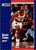 1991-92 Fleer Danny Young . Portland Trail Blazers #346