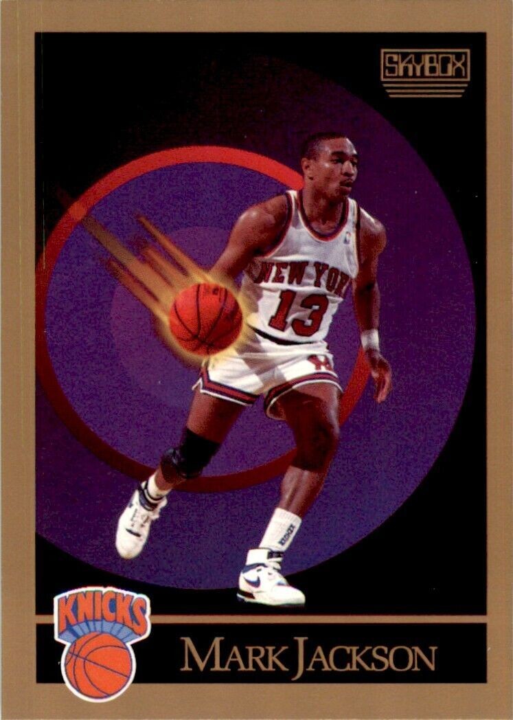 1990-91 SkyBox. Mark Jackson . New York Knicks #189