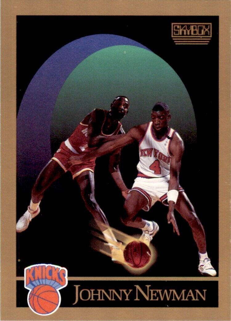 1990-91 SkyBox. Johnny Newman . New York Knicks #190