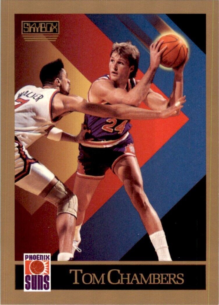 1990-91 SkyBox. Tom Chambers . Phoenix Suns #220