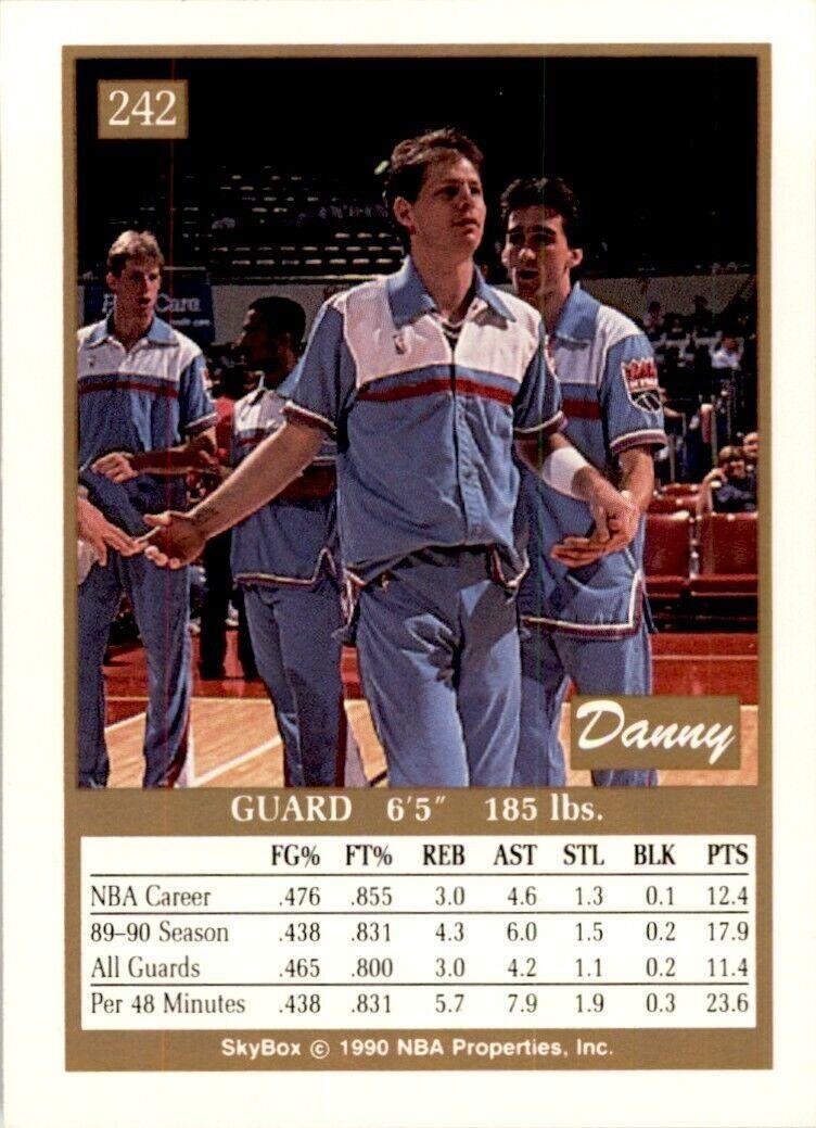 1990-91 SkyBox. Danny Ainge . Sacramento Kings #242