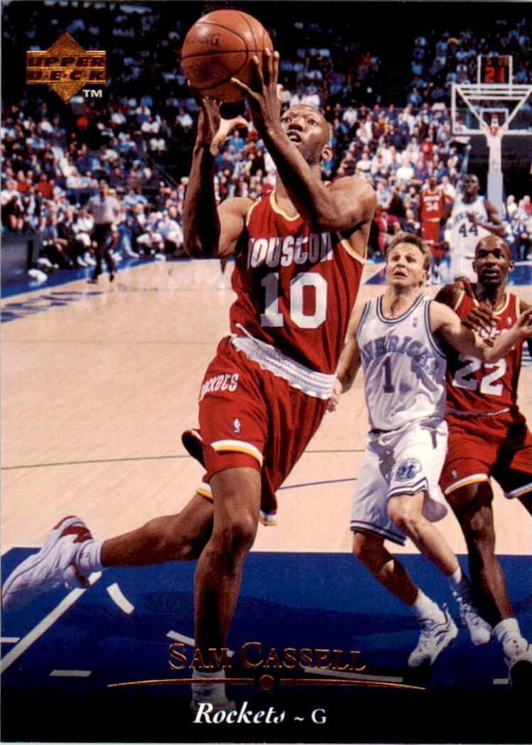 1995-96 Upper Deck Sam Cassell . Houston Rockets #123