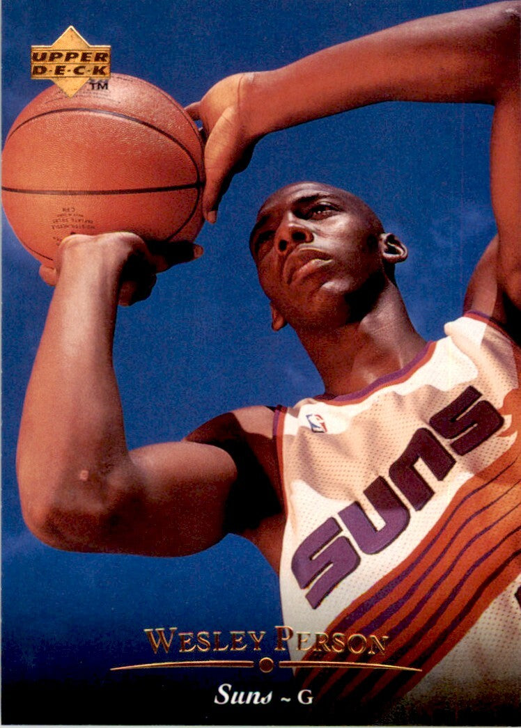 1995-96 Upper Deck Wesley Person . Phoenix Suns #47