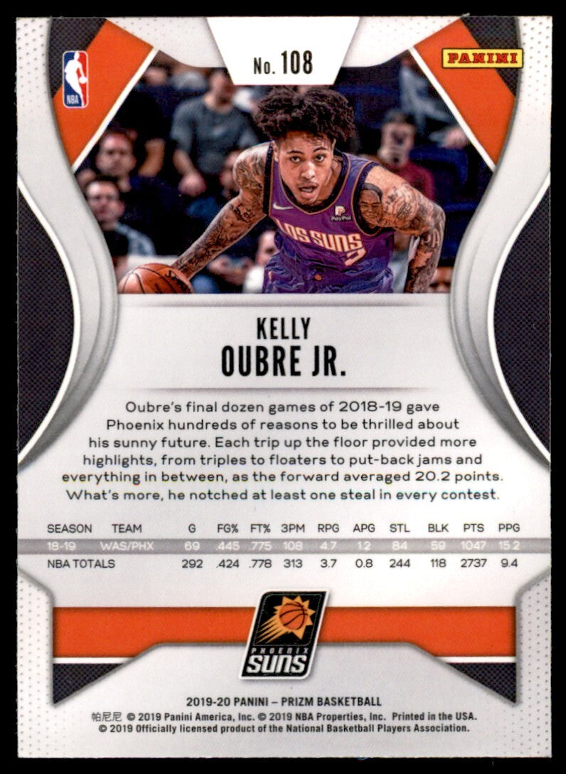 2019-20 Panini Prizm Kelly Oubre Jr. . Phoenix Suns #108