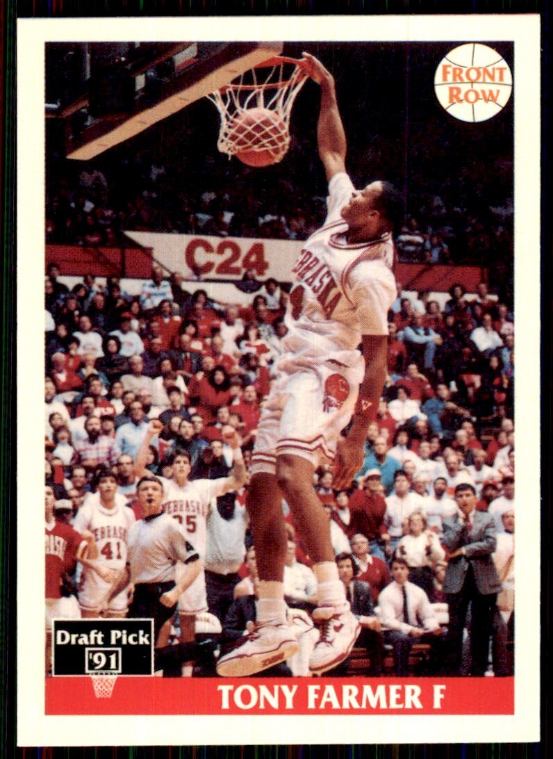 1991-92 Front Row Tony Farmer Basketball Cards #17