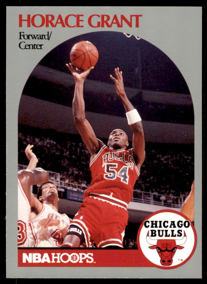 1990-91 NBA Hoops Horace Grant . Chicago Bulls #63