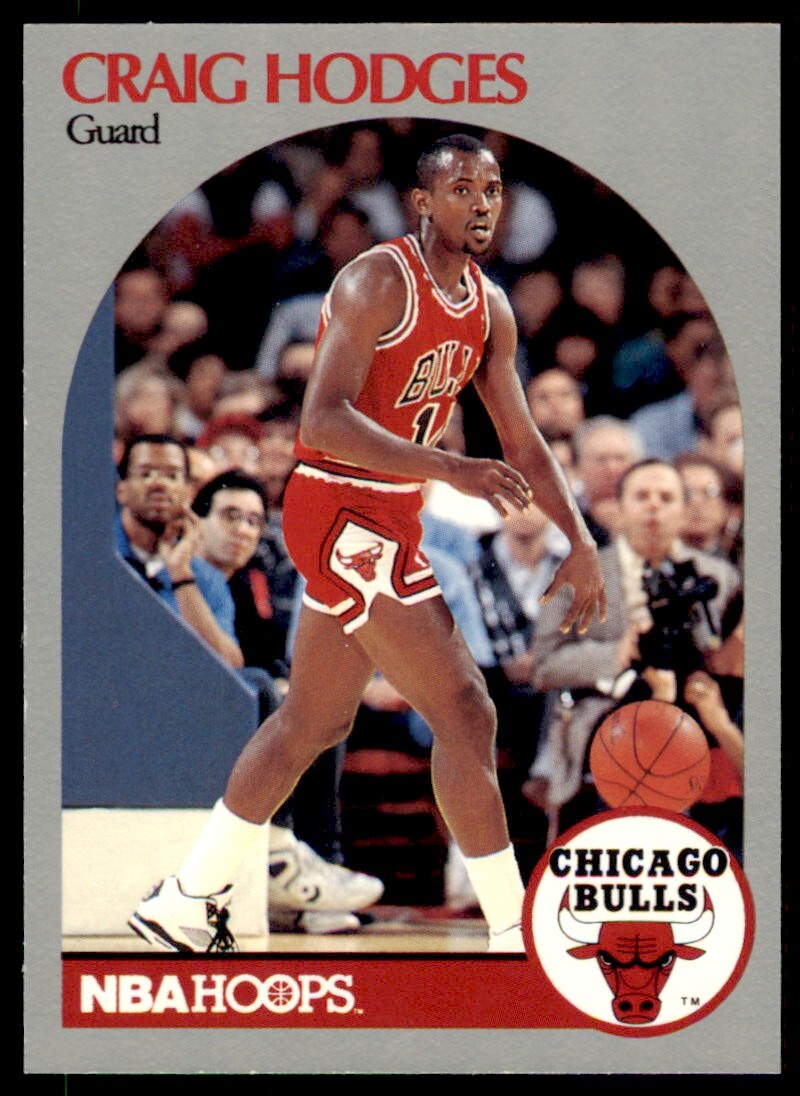 1990-91 NBA Hoops Craig Hodges . Chicago Bulls #64