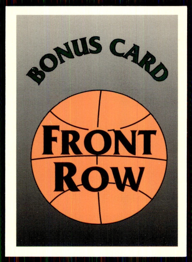 1991-92 Front Row Bonus Card Basketball Cards #100