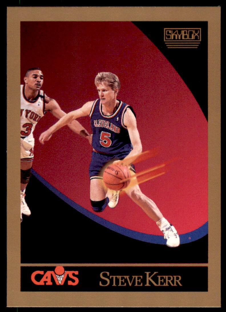 1990-91 SkyBox. Steve Kerr . Cleveland Cavaliers #52
