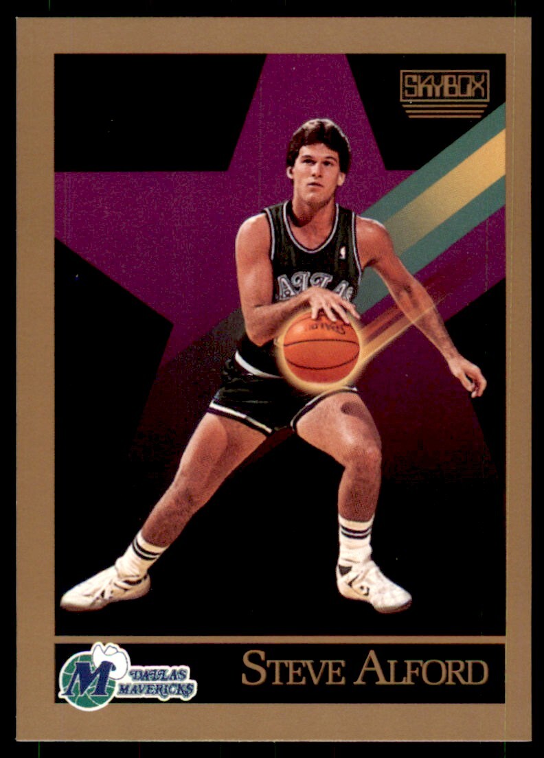 1990-91 SkyBox. Steve Alford . Dallas Mavericks #59