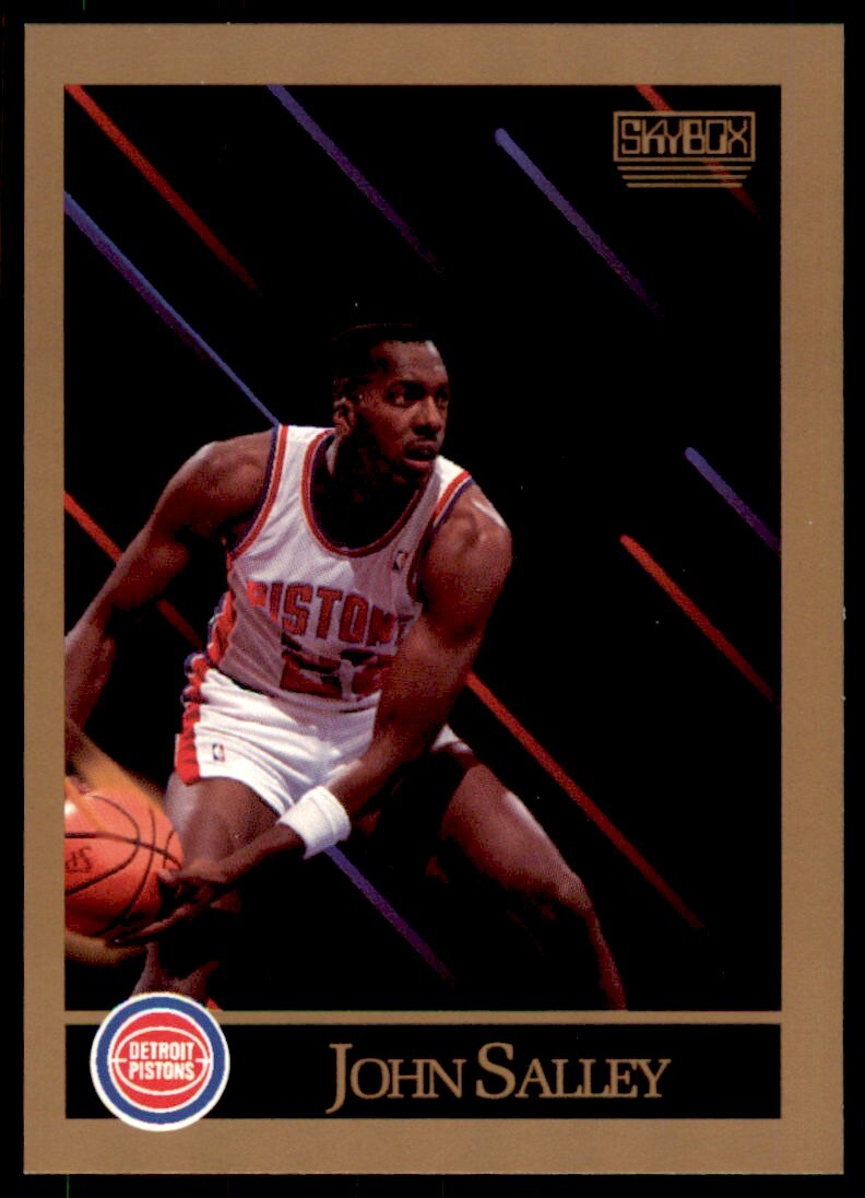 1990-91 SkyBox John Salley . Detroit Pistons #92