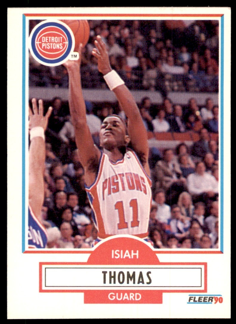 1990-91 Fleer Isiah Thomas Basketball Card #61
