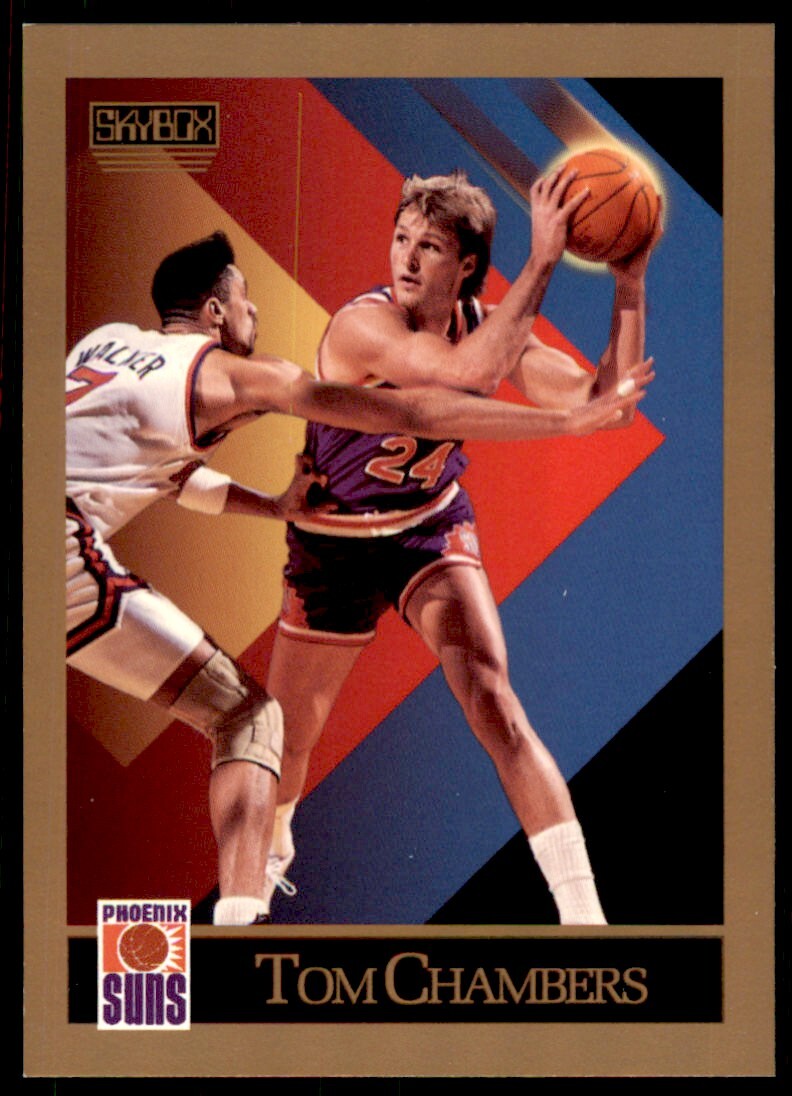 1990-91 SkyBox. Tom Chambers . Phoenix Suns #220