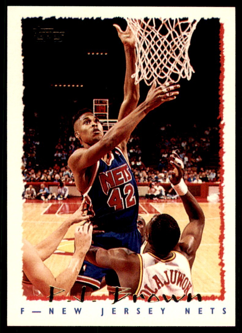 1994-95 Topps P.J. Brown . New Jersey Nets #316