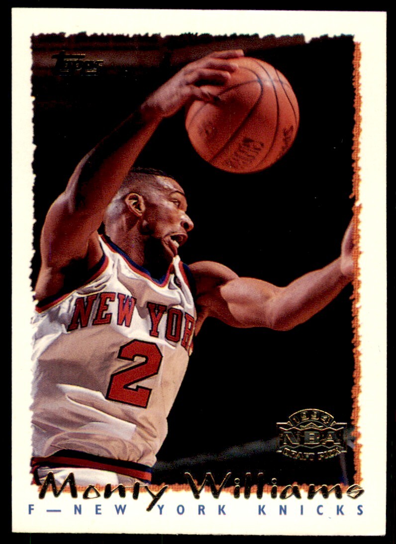 1994-95 Topps Monty Williams Rookie . New York Knicks #227