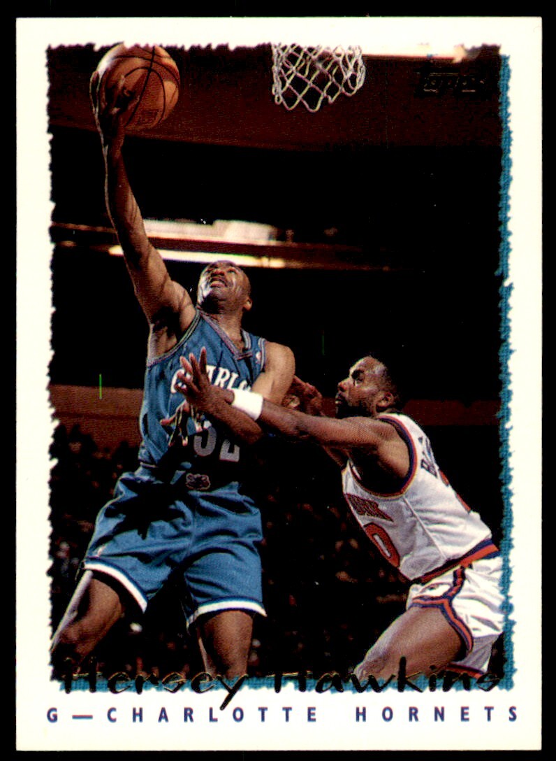 1994-95 Topps Hersey Hawkins . Charlotte Hornets #229