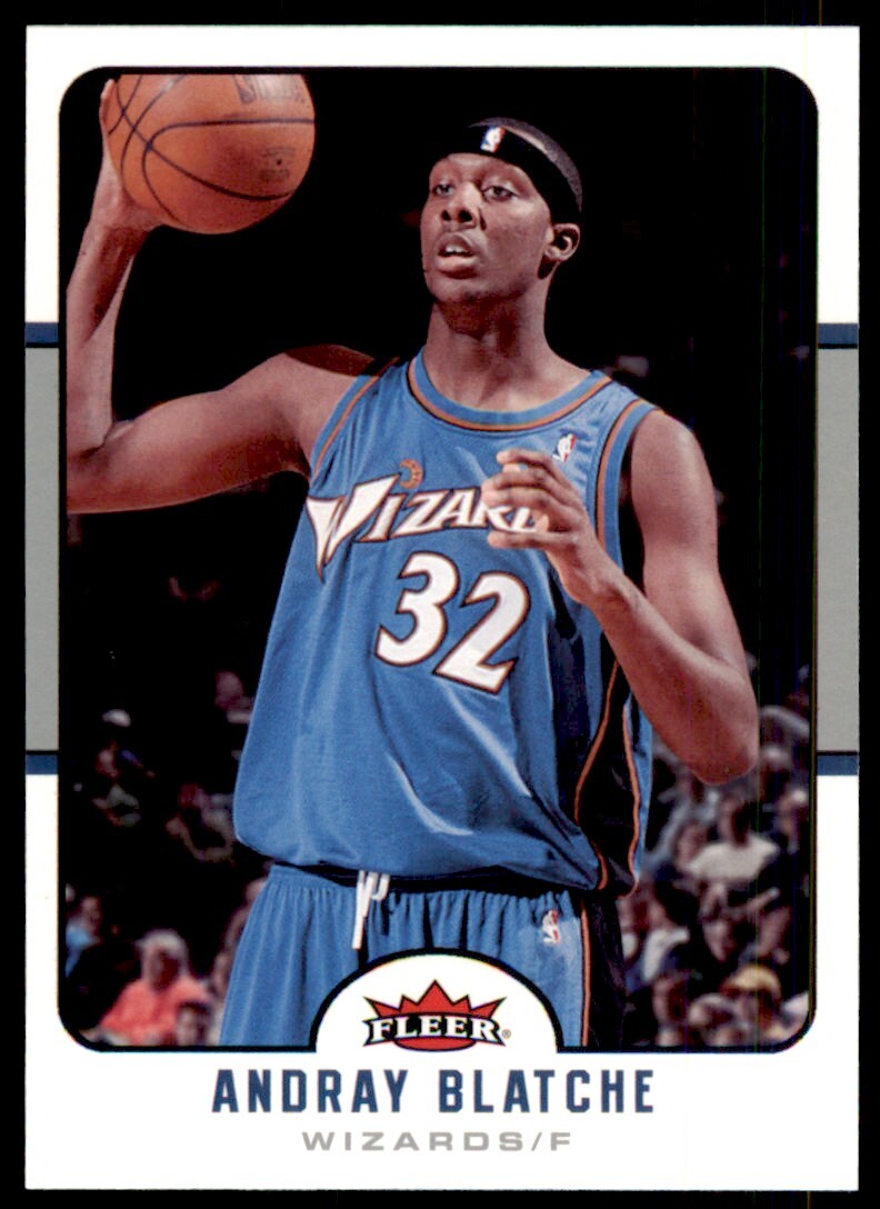 2006-07 Fleer Andray Blatche . Washington Wizards #195