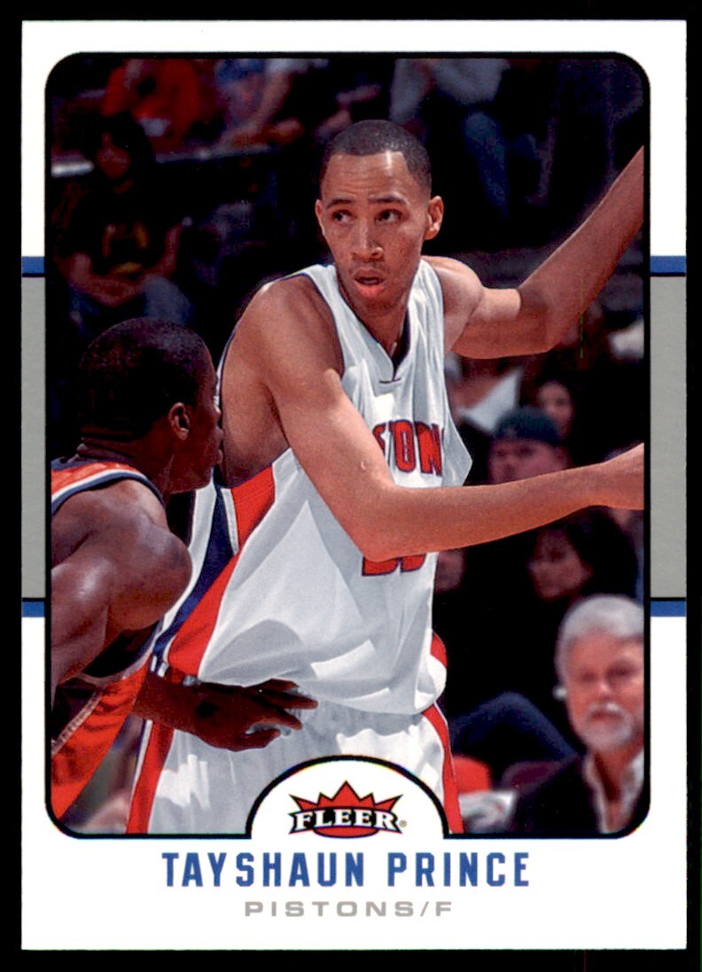 2006-07 Fleer Tayshaun Prince . Detroit Pistons #53