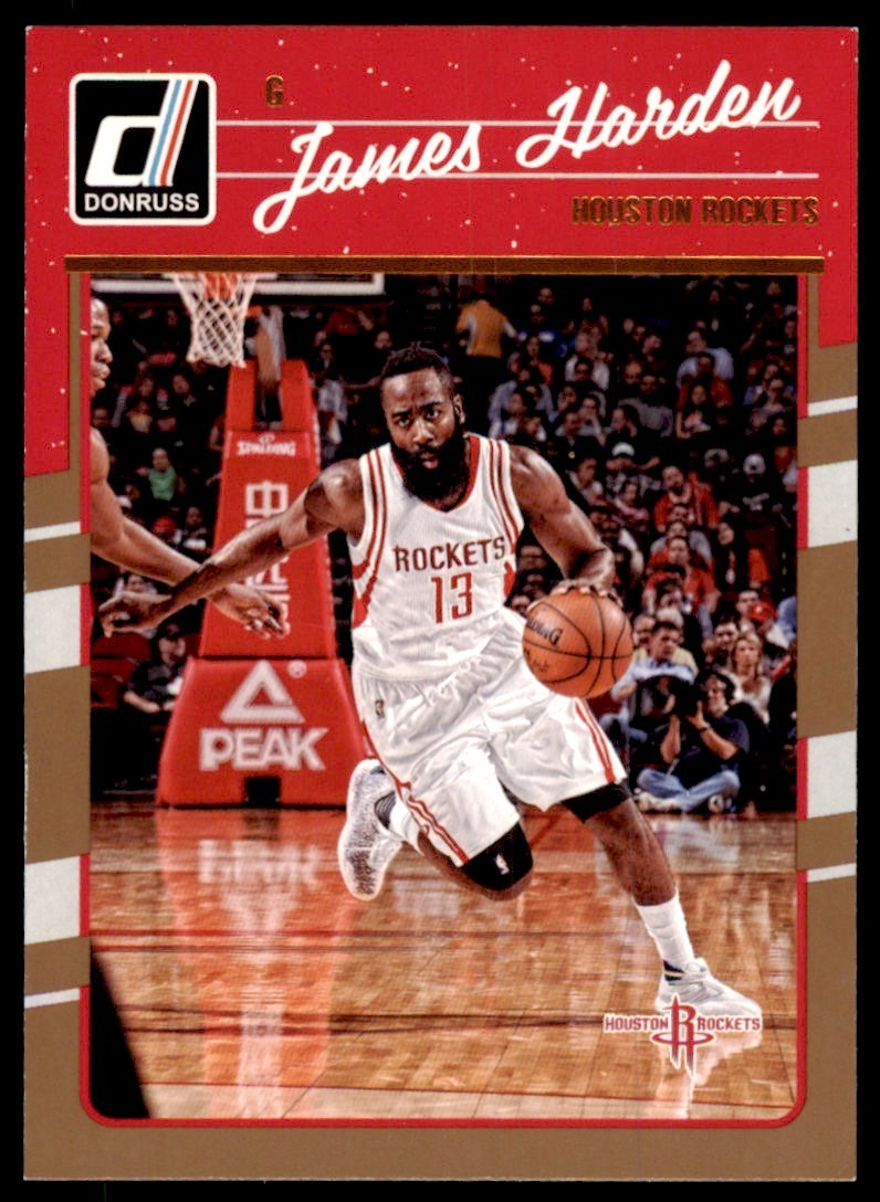 2016-17 Donruss James Harden Basketball Cards #110