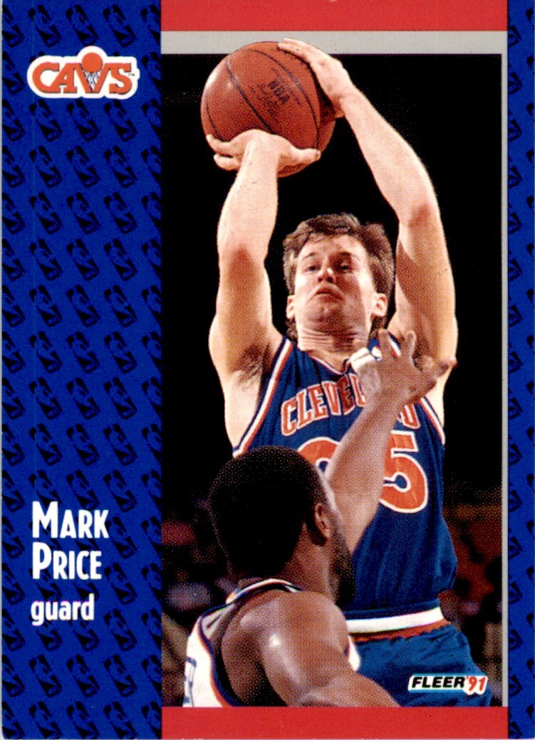 1991-92 Fleer Mark Price . Cleveland Cavaliers #38