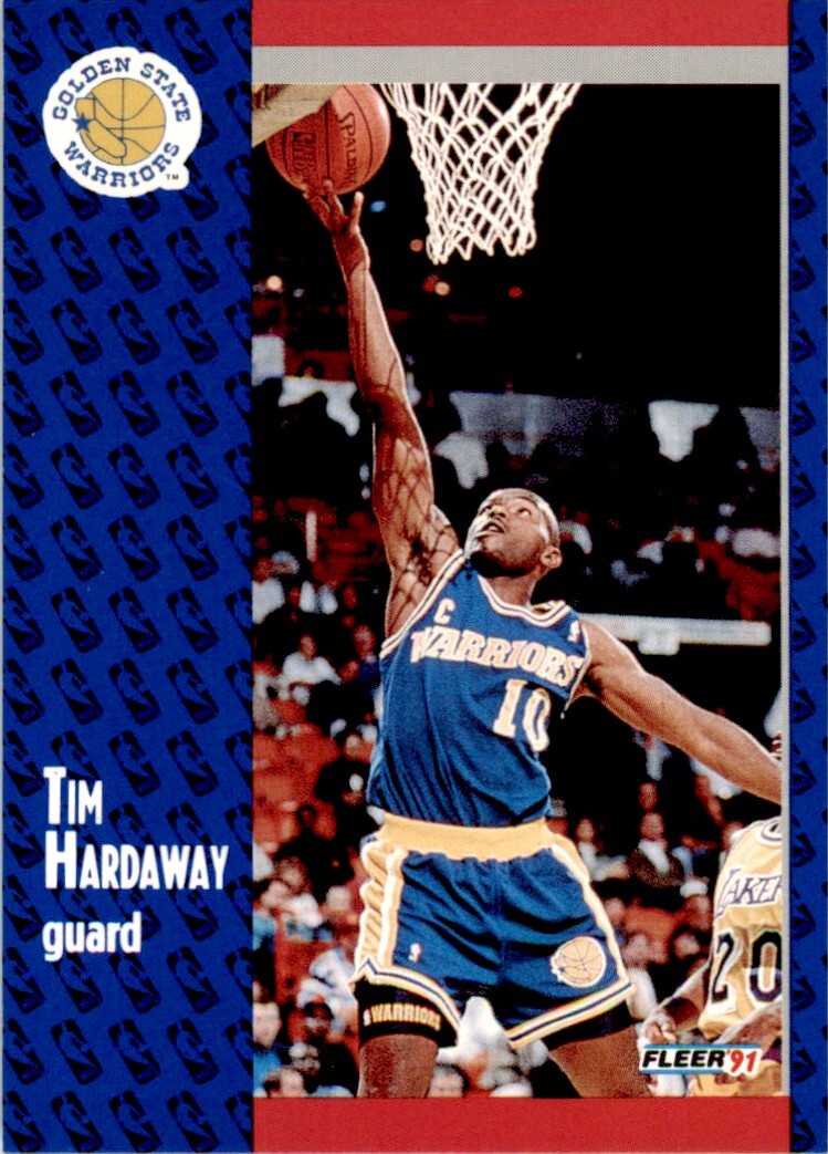 1991-92 Fleer Tim Hardaway . Golden State Warriors #65