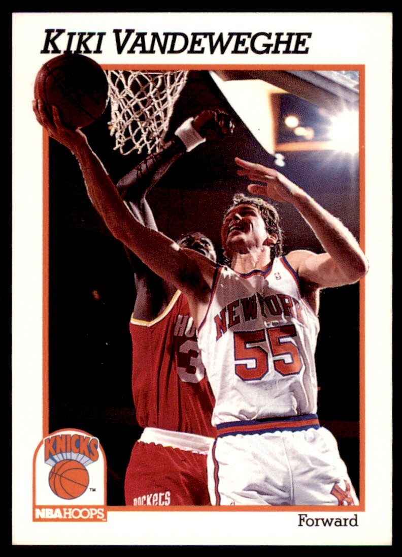 1991-92 NBA Hoops Kiki Vandeweghe . New York Knicks #144